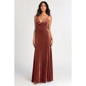 Jenny Yoo English Rose Velvet dress size 10